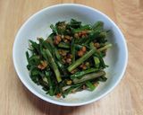 エシャレットの葉の味噌和え作り方2写真