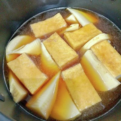 たけのこと、厚揚げの煮物(旬です) by おおみやばあば 【クックパッド