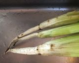 簡単まるごと葉ごぼうのきんぴら作り方1写真
