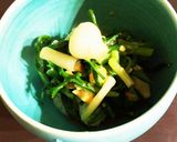 ノビルのナッツ味噌和え作り方4写真