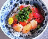 残った刺し身のニンニク味噌漬け丼作り方6写真