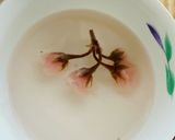 糖質オフ☆桜茶のアフォガート♪作り方3写真