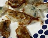キャベツ、ほうれん草、椎茸入り餃子作り方2写真