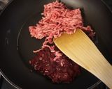 m簡単！鶏レバー入りロコモコ風丼作り方2写真
