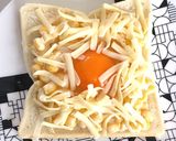 マヨコーン卵ピザトースト★おやつトースト作り方11写真