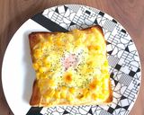 マヨコーン卵ピザトースト★おやつトースト作り方17写真