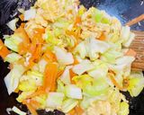 キャベツと卵の炒め物『何食べ』#11作り方4写真