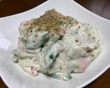 アスパラガスとかまぼこの白和え♬作り方6写真