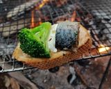 キャンプ飯♡鯖缶ブロッコリーバケット作り方2写真