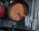 トマトクリーム風　スパゲティー作り方8写真
