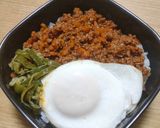 丼にしよう！ひき肉のケチャップ炒め作り方5写真
