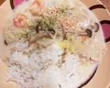 牛乳で！エビと白菜のクリーム煮作り方7写真