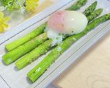 アスパラを温泉卵でとろーっとサラダ作り方4写真