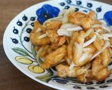 鶏胸肉と新玉ねぎの甘酢和え作り方5写真