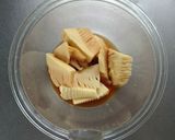 レンジで簡単☆お弁当にも・筍の土佐煮。作り方3写真