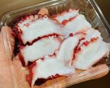 タコのカルパッチョ　にんにく風味作り方1写真