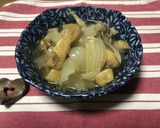 新玉ねぎと、薄揚げの煮物作り方4写真