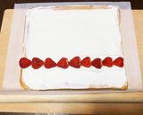 イースターにウサギの苺ロールケーキ♡作り方8写真