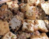 余った餃子のタネで☆厚揚げの肉味噌炒め煮作り方2写真