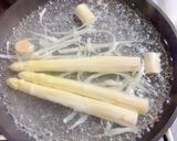ホワイトアスパラガスの生ハムチーズ焼き作り方3写真