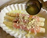 ホワイトアスパラガスの生ハムチーズ焼き作り方8写真