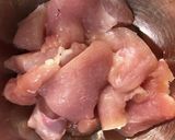 簡単♪揚げ鶏胸肉の甘酢漬け（ピクルス風）作り方2写真