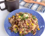 焼肉のたれで牛肉チャーハン★カフェ風簡単作り方16写真