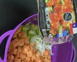 メキシコ丼!アボガドサーモン。作り方3写真