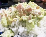 メキシコ丼!アボガドサーモン。作り方5写真
