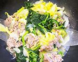 白菜と牛肉スライスのオイスターソース炒め作り方6写真
