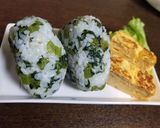 大根の葉おにぎりde朝ごはん作り方3写真