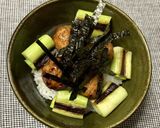 ちょいまんま無洗米雪若丸de鶏つくね丼作り方5写真