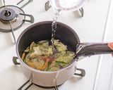 大豆ミートときのこのキーマカレービーフン作り方7写真