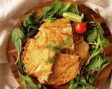 カリカリ食感♪簡単ビーフンポテトガレット作り方8写真