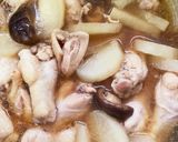 お汁も美味しい！鶏肉と大根の煮物作り方6写真
