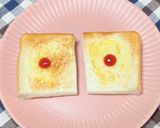 ウインナーのハートトースト♡作り方6写真