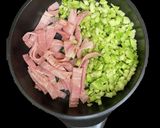 月見∞ブロッコリー炊き込みごはん(減塩)作り方3写真