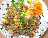 焼肉のたれで牛肉チャーハン★カフェ風簡単作り方21写真