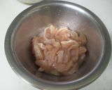 細切り鶏むね肉とピーマンの中華炒め作り方2写真