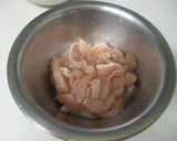 細切り鶏むね肉とピーマンの中華炒め作り方2写真