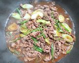 町中華の牛肉と長ネギのみそ炒め作り方4写真
