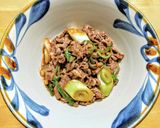 町中華の牛肉と長ネギのみそ炒め作り方5写真
