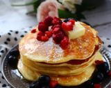 贅沢な朝食♡米粉のもっちりパンケーキ作り方7写真