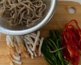 ピリ辛な糸コンニャクのチャプチェ風作り方1写真