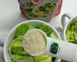レンジで簡単一人分♪キャベツの豆乳スープ作り方2写真