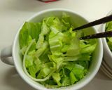 レンジで簡単一人分♪キャベツの豆乳スープ作り方3写真