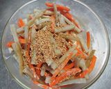 新ごぼうのサラダ作り方7写真