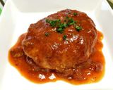 ジューシー旨！トマト煮込みハンバーグ作り方14写真