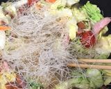 春キャベツとソーセージのスープ春雨作り方9写真
