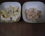 筍ご飯　ホタテ入り作り方1写真